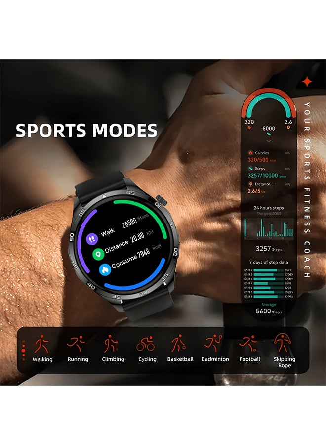 Smart Watch for Men, Answer/Make Call, 1.5'' IPS Ultra-Clear Screen Fitness Tracker, Smartwatch for iPhone/Android, Multible Sport Mode - Image 4