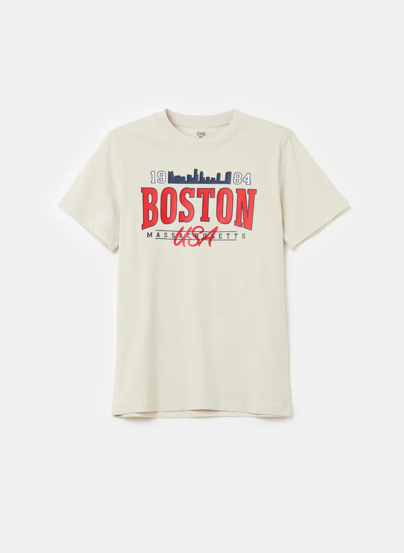 Ovs Ovs T-Shirt3/4Col+H Beige