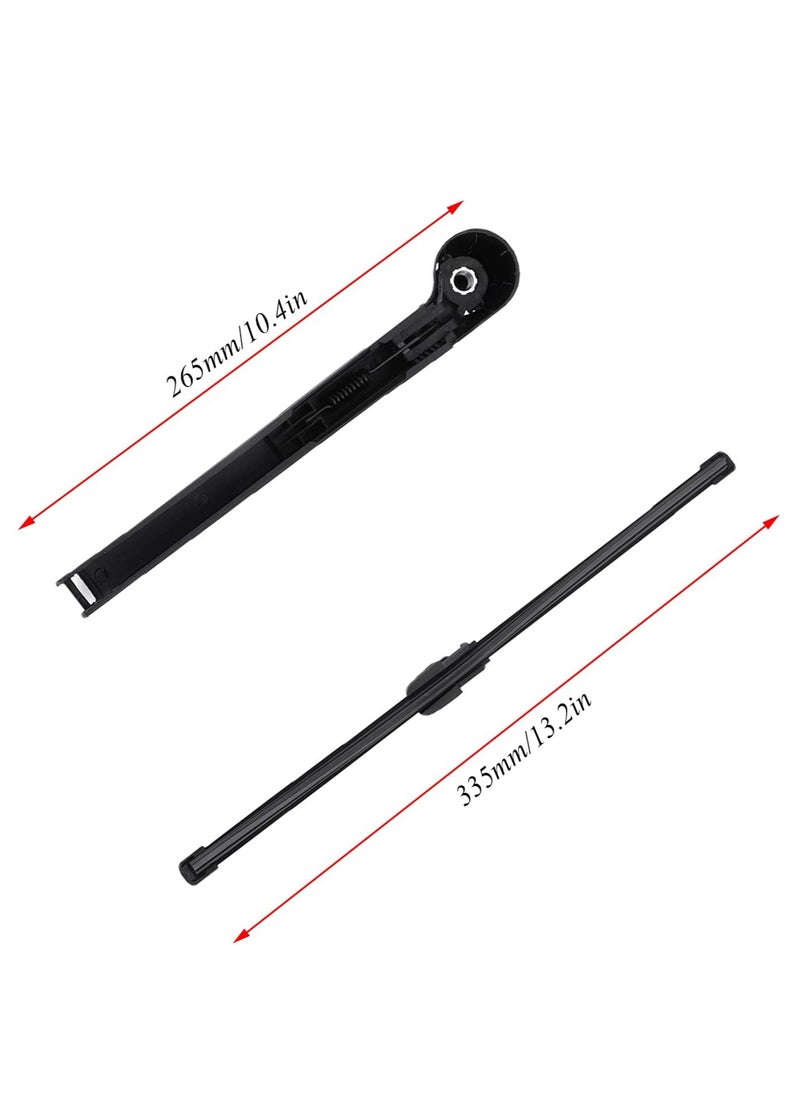 general brand - Car wiper arm for the rear window, suitable and compatible with Skoda A5, black color, excellent material - Image 1