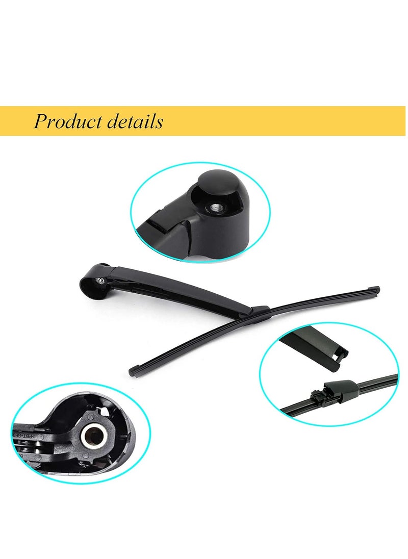 general brand - Car wiper arm for the rear window, suitable and compatible with Skoda A5, black color, excellent material - Image 1