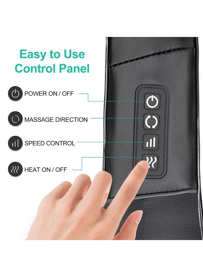 GNAFOTU Neck Massager, Electric Neck and Back Massager with Heat, Portable Deep Tissue 3D Kneading Pillow for Muscle Pain Relief, Home, Office Use, Mothers Day Gifts - Image 4