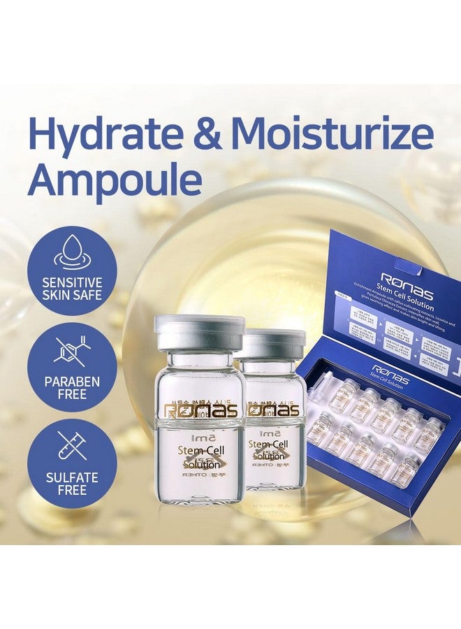 Ronas Stem Cell Solution 10 vial. Advanced Anti Aging Formula. Dermatologists Approved and Recommended as Best Anti Aging Solution. Plant Stem Cells Rejuvenate your Skin. Korean - Image 4