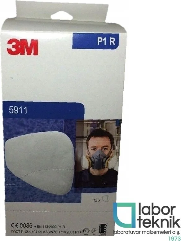 3M ™ 5911 Particulate Filter (Bayonet Mounted, P1 R Filter) - (1 Pair)