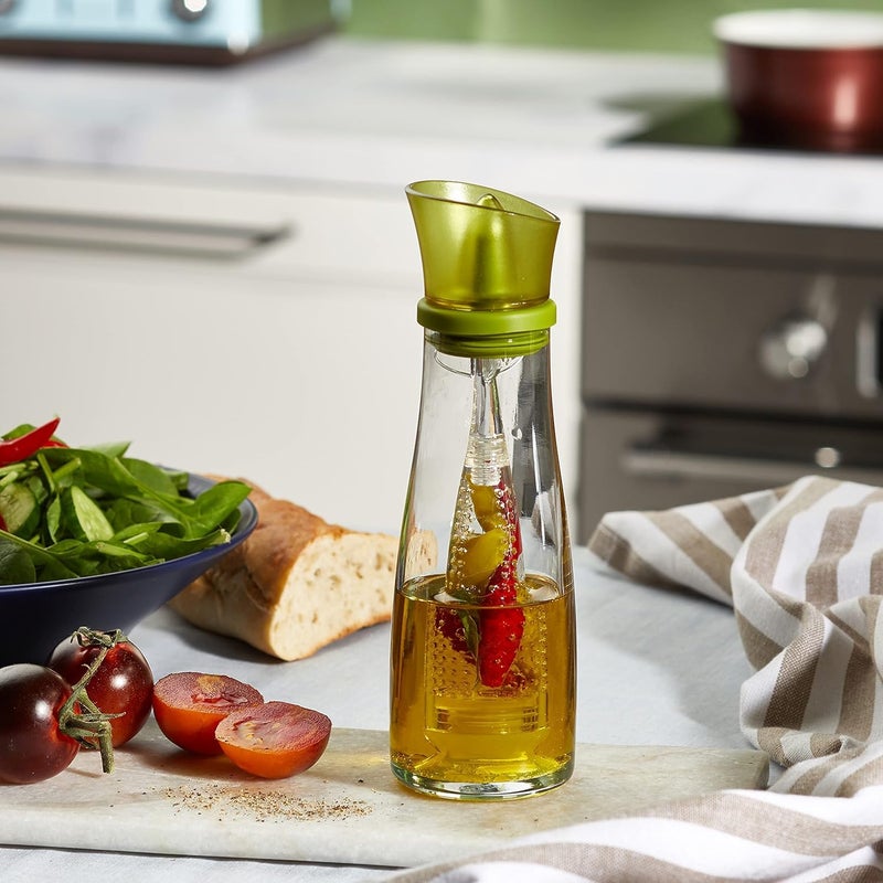 NAITIK CREATION 500ml Olive Oil Dispenser Bottle with Infuser for Cooking Kitchen Salad Frying BBQ Oil Dispenser with Infuser - Image 5