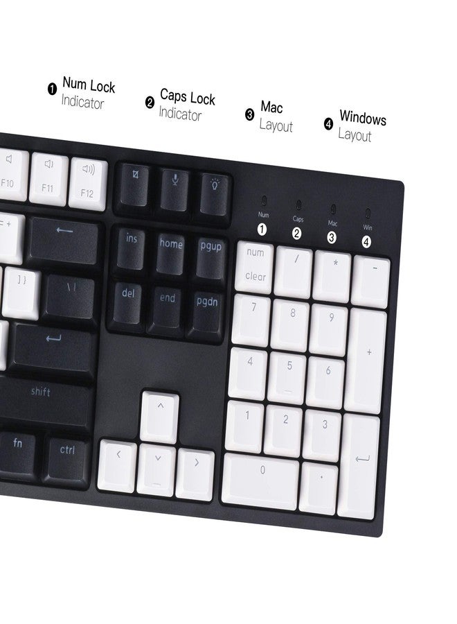 Keychron C2 Full Size 104 Keys USB Type-C Wired Mechanical Gaming Keyboard for Mac Layout, Gateron G Pro Brown Switch/RGB Backlight/Double-Shot ABS keycaps Computer Keyboard for Windows Laptop PC - Image 3