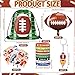 Locmeo 196 Pcs Football Party Favors Drawstring Bags Football Gift Goodie Bag Stuffers Wristband Keychains Sticker Balloon for Birthday Party Team Gift Rewards Supplies - Image 4