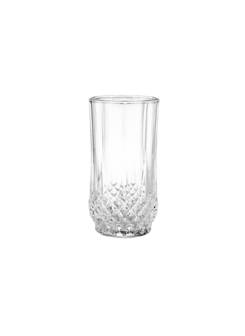 Blinkmax Set of 6 clear glass cups with a beautiful and modern design, suitable for all uses  - Image 3