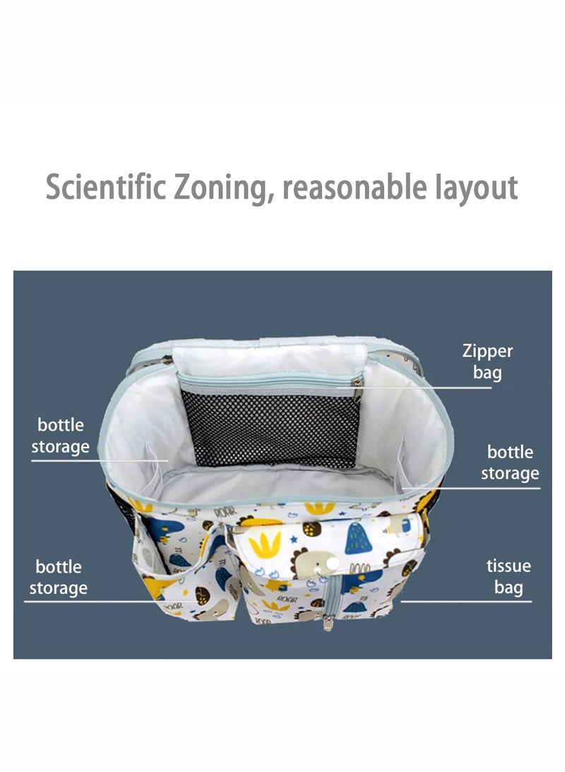 حقيبة تخزين عربة أطفال ، مثالية لأساسيات الأطفال ، بما في ذلك حاملات أكواب عربة الأطفال ، والكراسي الهزازة لعربة الأطفال ، وأكياس الحفاضات الصغيرة ، وما إلى ذلك ، وإكسسوارات عربة الأطفال المثالية ، وحقائب عربة الأطفال - Image 4