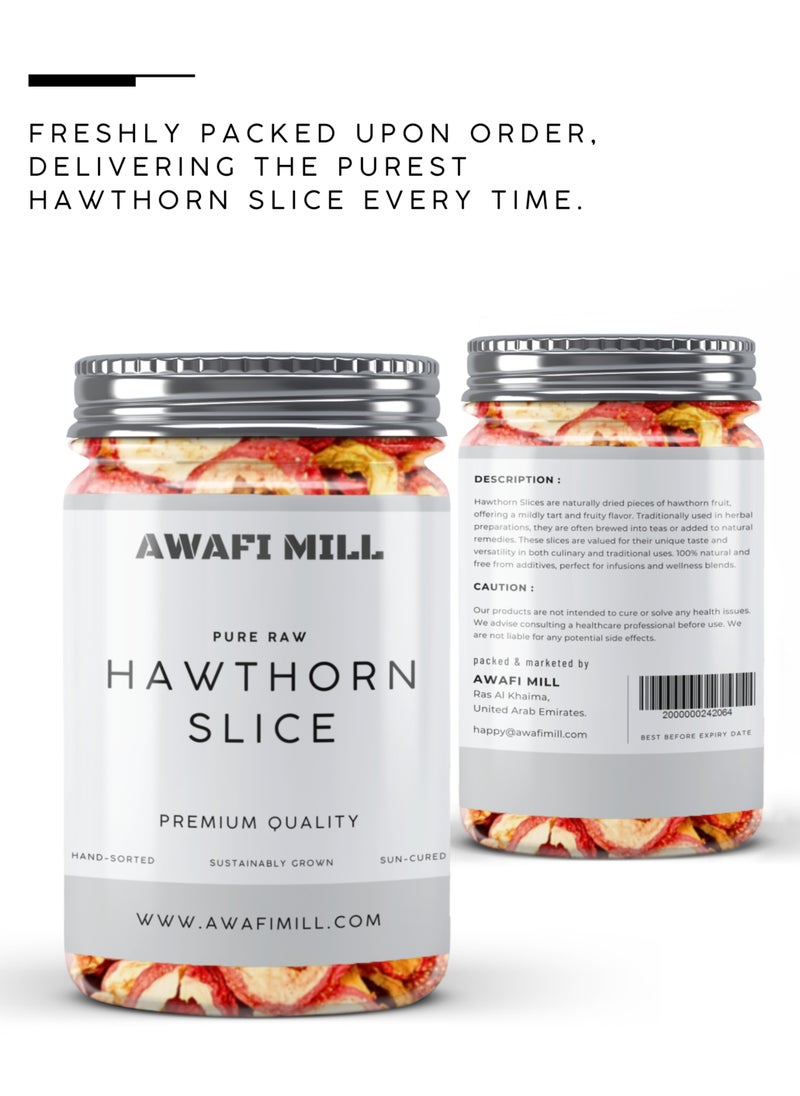 Awafi Mill Hawthorn Slice | Naturally Dried Slices | Tart & Fruity Flavor for Culinary and Traditional Use  - Image 4