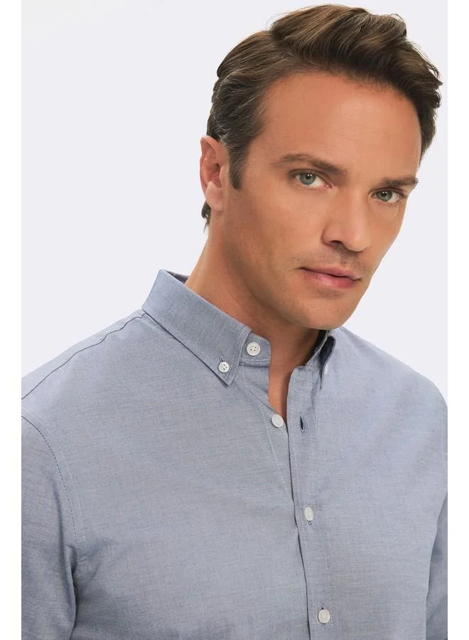 JUNE June Exclusive Men Regular Fit Shirt Blue