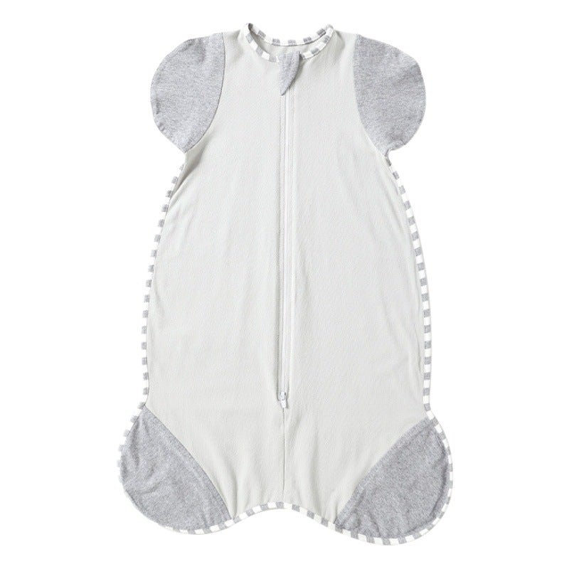 Newborn Baby Swaddle Sleeping Bag Cotton Summer Extra-large Anti-kick Quilt Baby Dual-purpose Anti-startle Sleeping Bag - Image 2