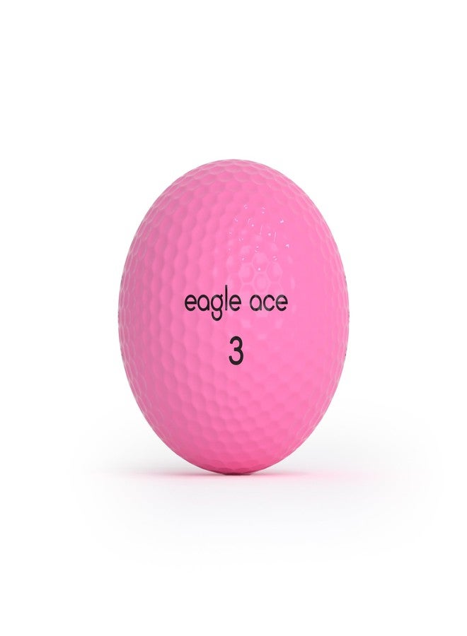 Eagle Ace™ Hybrid Golf Balls-2 Layers-Maximum Distance,Optimal Spin Control (2024 Version,Pink,15-Pack) - Image 3