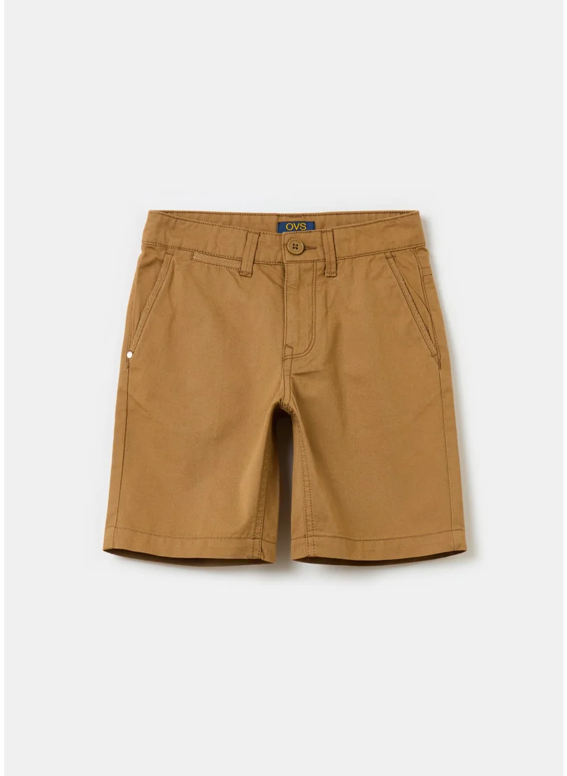 او في اس Chino Bermuda Shorts In Cotton