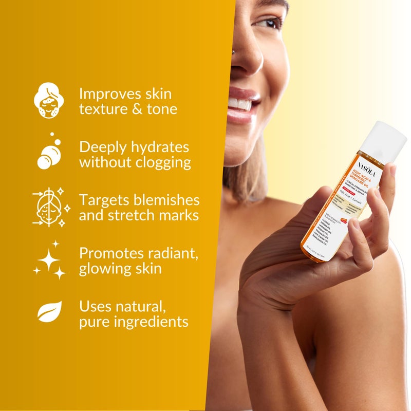 Nasola Kojic Acid Turmeric Skincare Bio Pure Oil - Image 2