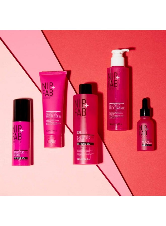 NIP+FAB Nip + Fab Salicylic Acid Fix Serum Extreme 2% for Face with Aloe Vera and Purple Ginseng Extract, BHA Serum for Hydrating Skin Refine Pores Oil Control, 1.7 Fl Oz - Image 3