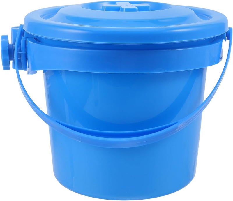 SHOWERORO 1 Set Plastic Hanging Waste Bin with Lid for Beauty Trolley Cart - Rolling Cart Basin for Salon Spa Therapy Trolley Toiletries and Trash Storage - Image 1