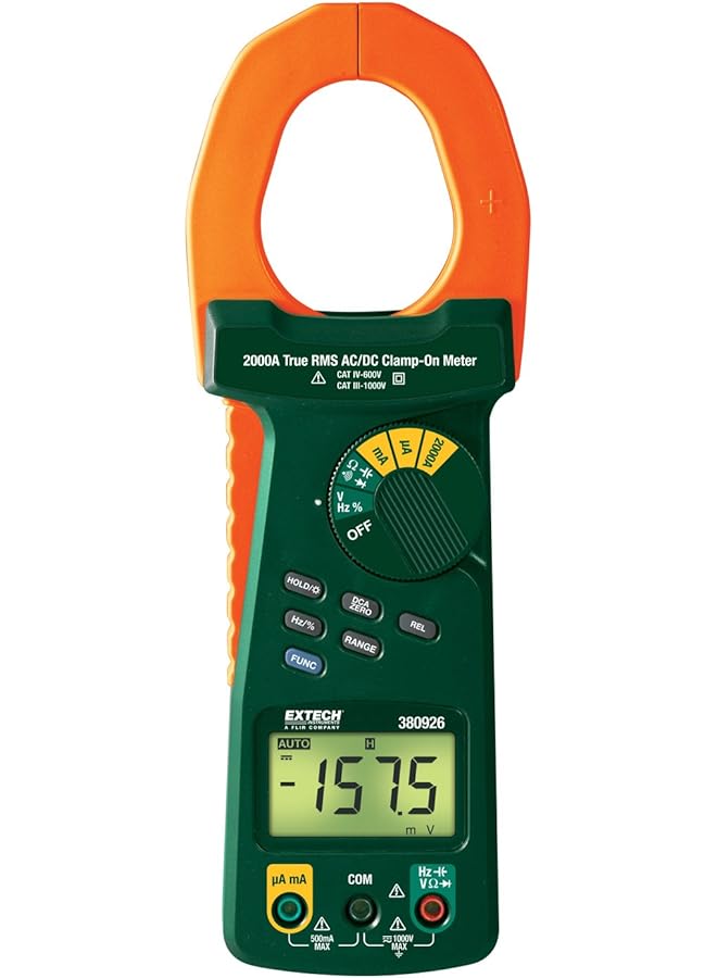 Extech 380926 True Rms 2000A Ac/Dc Clamp Meter - Image 1