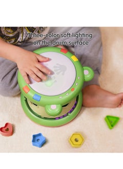 Y&D Baby Musical Electronic Drum Toy, 3-in-1 Activity Cube Toys, Instrument and Sensory Toy Gift for Toddlers, Boys, Girls, 6-12 Months Up  - Image 3