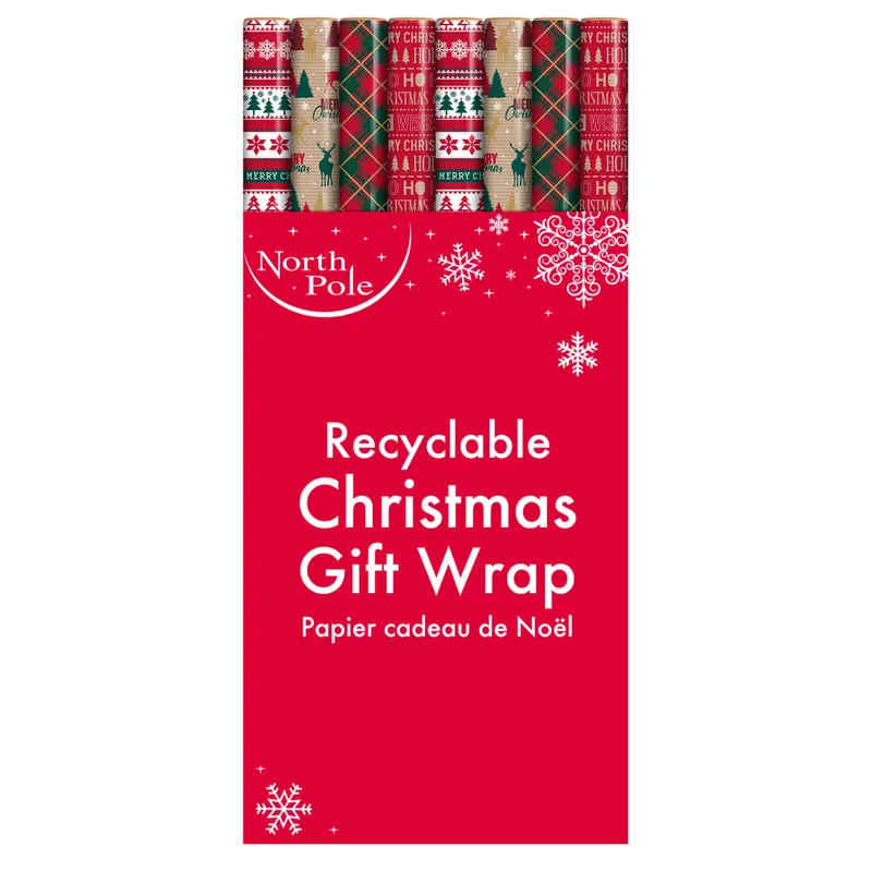 EuroWrap 7M Sim Kraft Gift Wrap