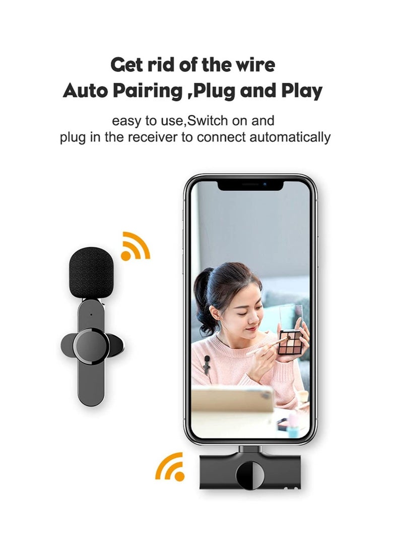ELTRAZONE ميكروفون لافاليير لاسلكي صغير USB-C أندرويد بتوصيل وتشغيل للمقابلات والبث المباشر - Image 3