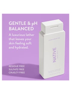 native Native Body Wash Contains Naturally Derived Ingredients | For Women & Men, Sulfate, Paraben, & Dye Free Leaving Skin Soft and Hydrating | Lilac & White Tea 18 oz - 2 Pk  - Image 5