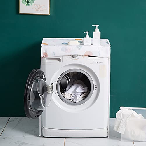 Potency Peva Washing Machine Cover,Washer Dryer Cover Waterproof Anti-Splash,Front Load Washer Protection For Home Laundry, Zipper Waterproof Dustproof Uv Resistant (Front Load - 62*56*83Cm) - Image 2