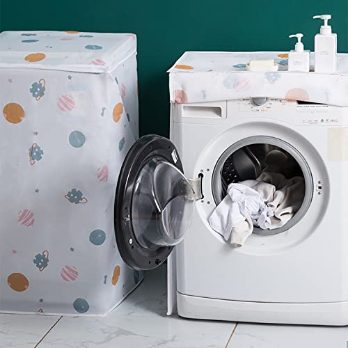 Potency Peva Washing Machine Cover,Washer Dryer Cover Waterproof Anti-Splash,Front Load Washer Protection For Home Laundry, Zipper Waterproof Dustproof Uv Resistant (Front Load - 62*56*83Cm) - Image 4