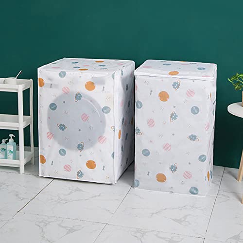 Potency Peva Washing Machine Cover,Washer Dryer Cover Waterproof Anti-Splash,Front Load Washer Protection For Home Laundry, Zipper Waterproof Dustproof Uv Resistant (Front Load - 62*56*83Cm) - Image 3