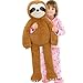 Tezituor 32lbs Giant Sloth Stuffed Animal 395inches Long Legged Stuffed Sloth Plushies for Hugs Hugging Soft Sloths Plush Body Pillow Birthday Christmas Toy Gift for Boys Girls - Image 2