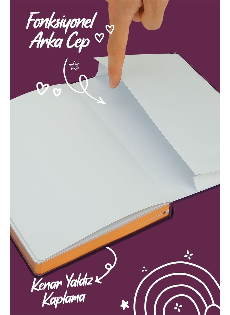 Bujo Suede Notebook 96 Pages A5 160 Gr. Lined