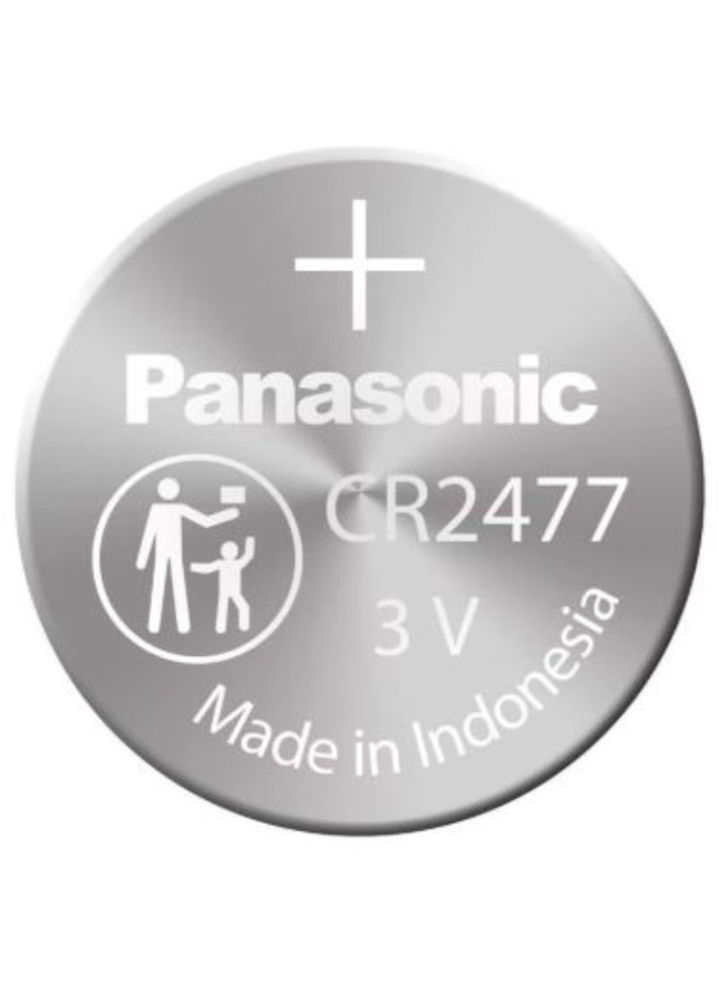 1-Piece Panasonic CR2477 Lithium 3V Indonesia Battery