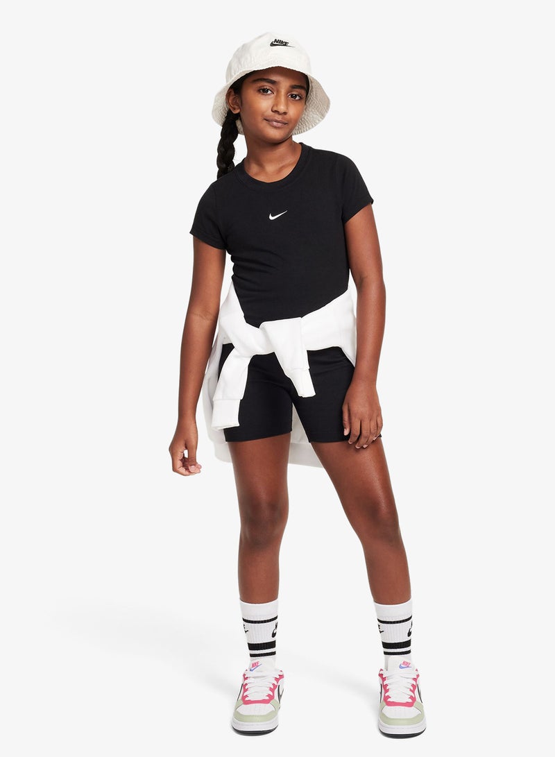Nike Youth Nsw Slim Fit Cropped T-Shirt - Image 4