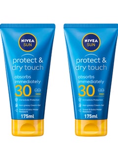 Nivea Sun Protect And  Dry Touch Cream-Gel  SPF  30 Pack of 2  - Image 1