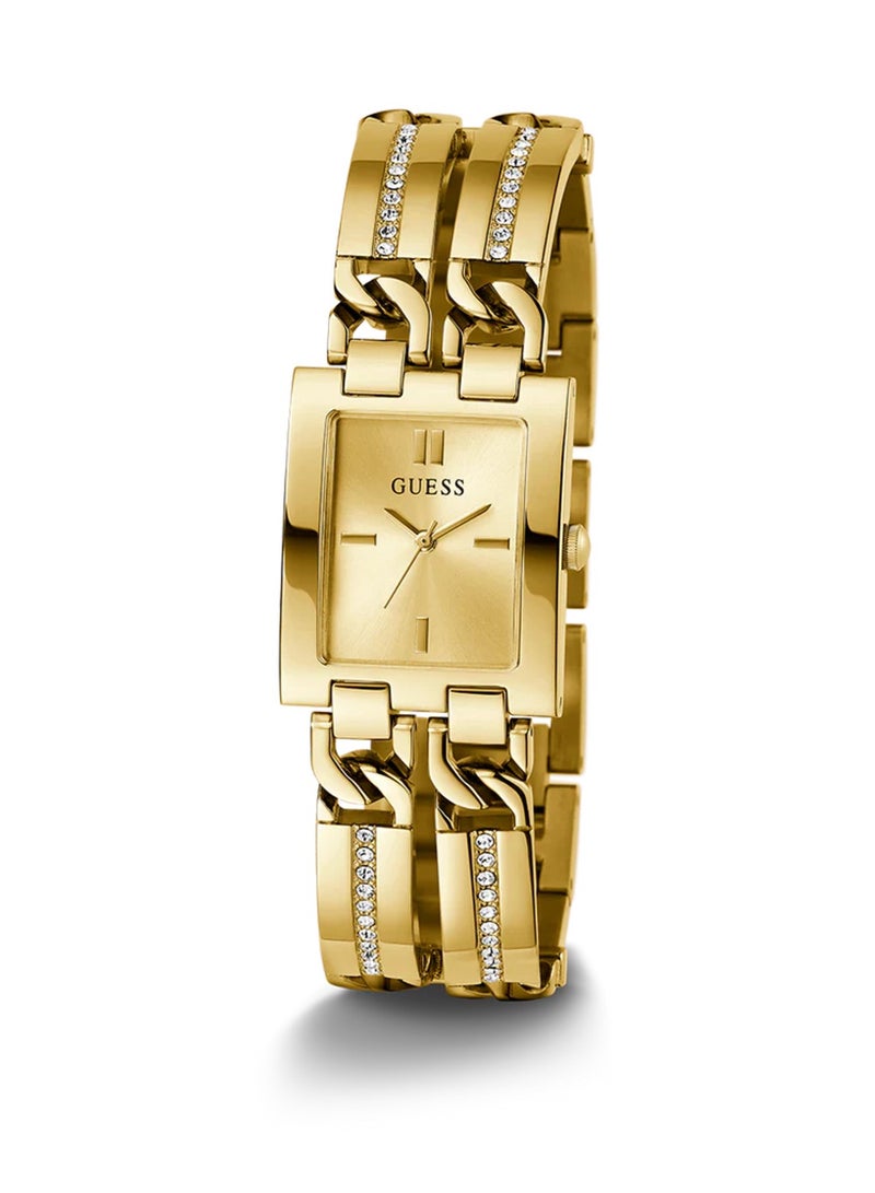 GUESS MOD ID Ladies Analog Gold Tone Stainless Steel Watch GW0668L2 - 24mm  - Image 5
