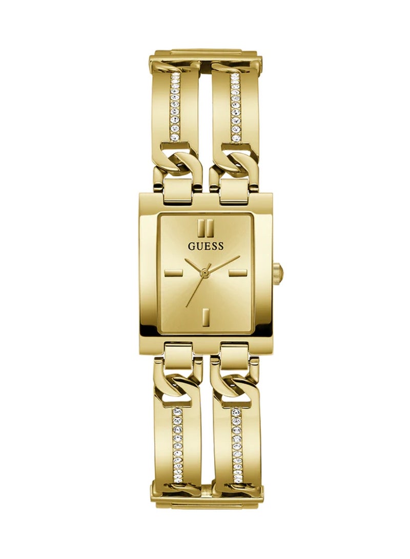 GUESS MOD ID Ladies Analog Gold Tone Stainless Steel Watch GW0668L2 - 24mm  - Image 1