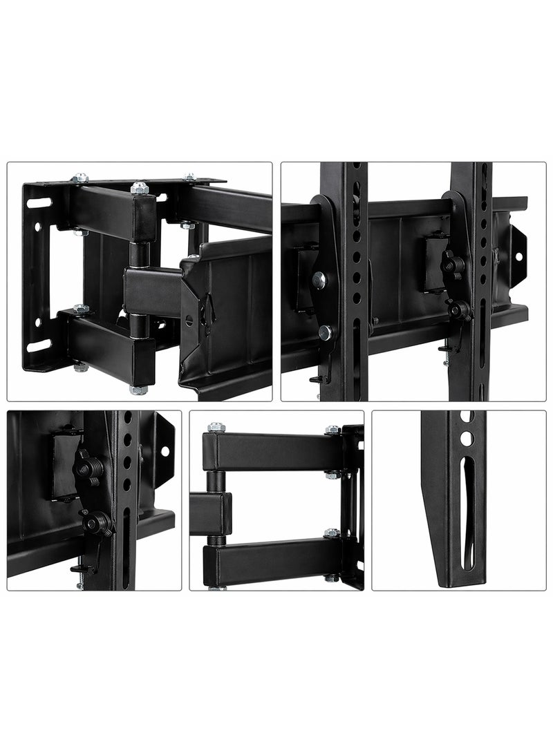 Vontech Full-Motion TV Wall Mount 55 to 85 Inch Articulating Swivel Arm Tilt & Extend VESA 400x600 LCD & LED Heavy Duty 40 kg Load (Black) - Image 2