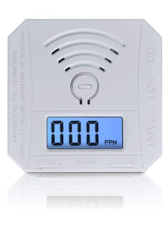 KASTWAVE Carbon Monoxide Detector, CO Gas Monitor Alarm Detector CO Sensor with LED Digital Display and Sound Warning for Home, Depot, Battery Powered  - Image 1