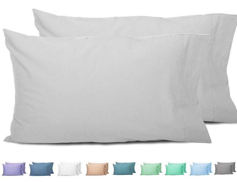 Sunflower Queen Pillowcases Set of 2 100 Cotton Queen Pillow Cases 2 2030 inches Ashley Blue Soft and Breathable