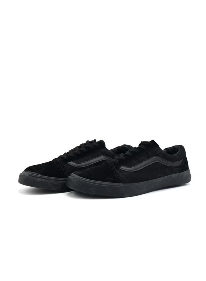 Vans Old Skool Triple Black Sneakers – Iconic Suede & Canvas Skate Shoes - Image 3