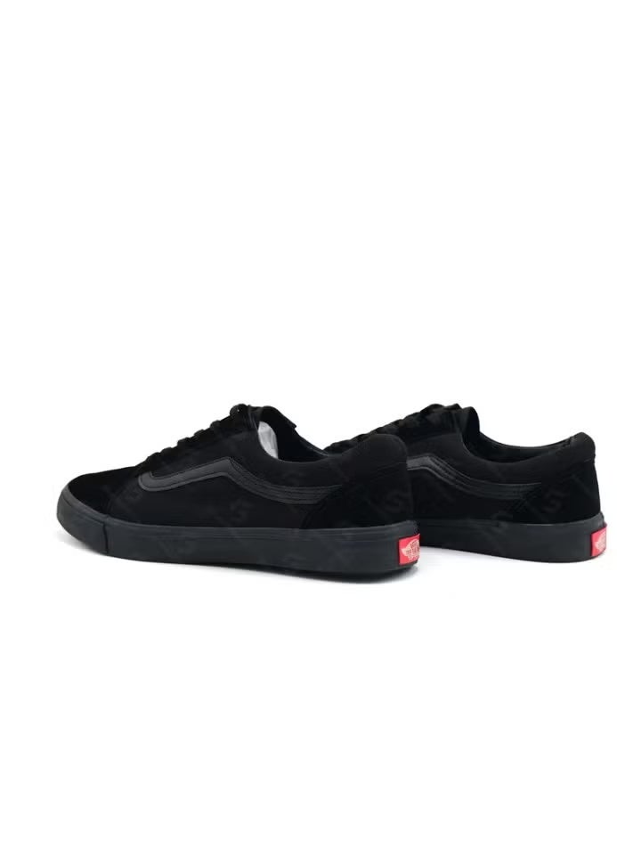 Vans Old Skool Triple Black Sneakers – Iconic Suede & Canvas Skate Shoes - Image 4