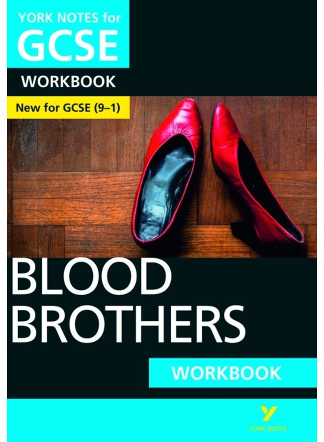 Blood Brothers York Notes for GCSE Workbook the ideal way to catch up test your knowledge and feel ready for and 2023 and 2024 exams and assessments - Paperback