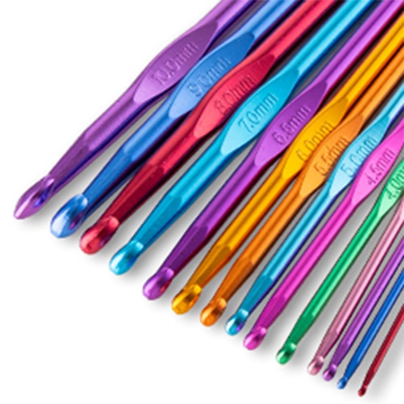 Weabetfu Aluminum Crochet Hook,Knitting Needles Crochet Needles for Knitting Craft Yarn,Crochet Hooks Size O,12mm-New - Image 3