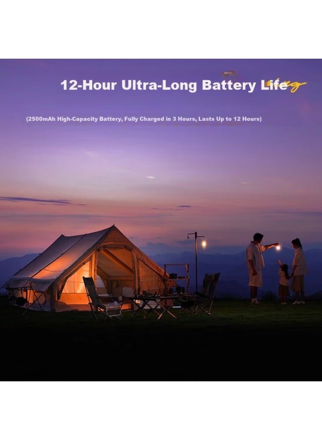 Primitive Man Primitive Camping Lantern Ultra-long Battery Life Rechargeable Portable Tent Lantern Outdoor Atmosphere Light - Image 4