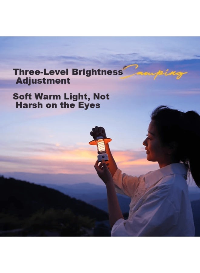 Primitive Man Primitive Camping Lantern Ultra-long Battery Life Rechargeable Portable Tent Lantern Outdoor Atmosphere Light - Image 2