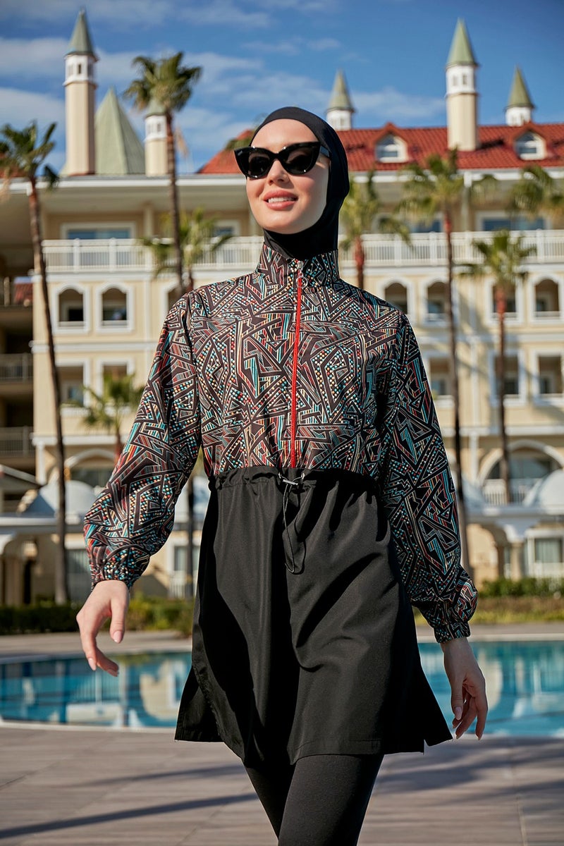 Remsa Mayo Remsa Fully Covered Hijab Swimsuit R120 Dilay  - Image 3