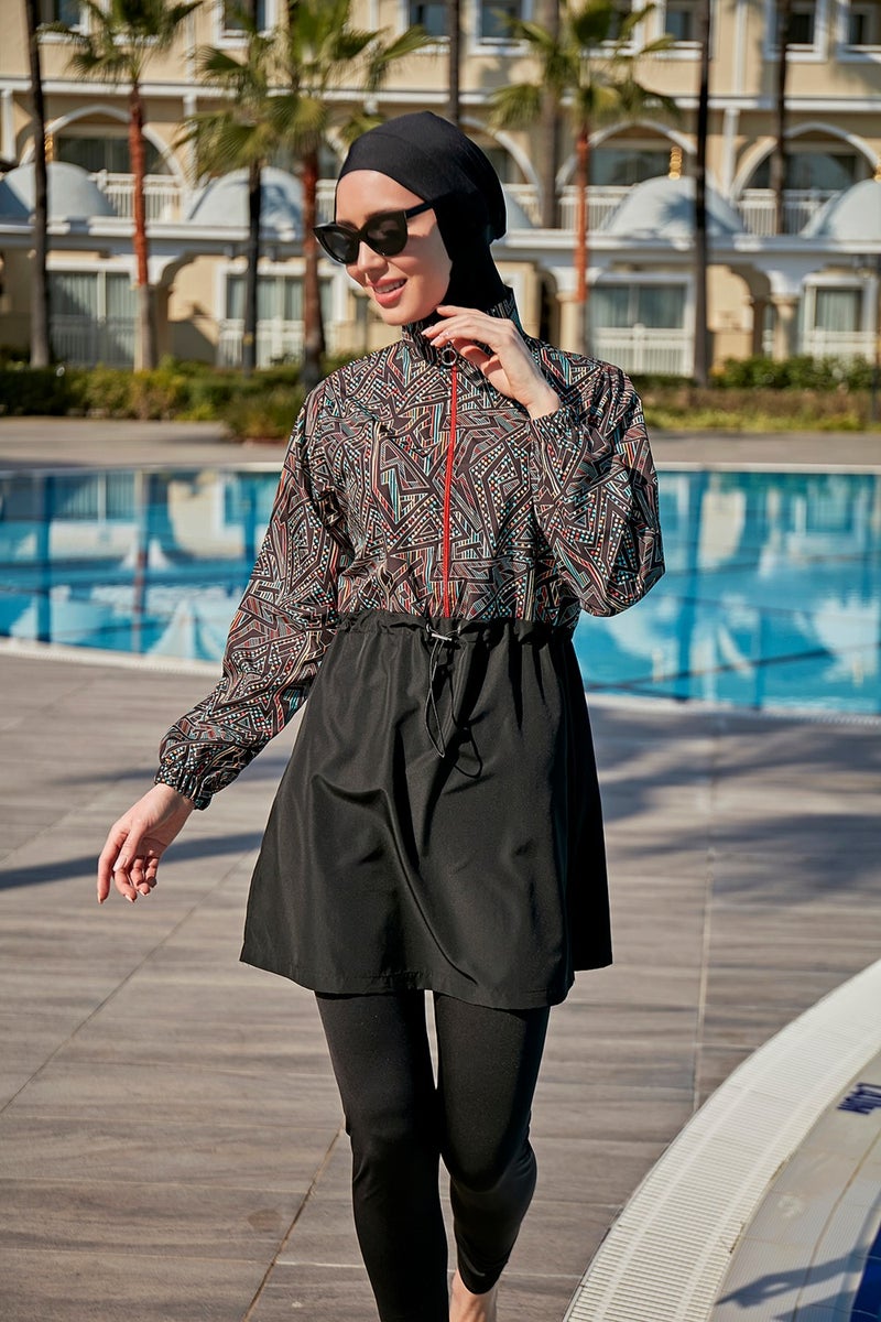 Remsa Mayo Remsa Fully Covered Hijab Swimsuit R120 Dilay  - Image 4