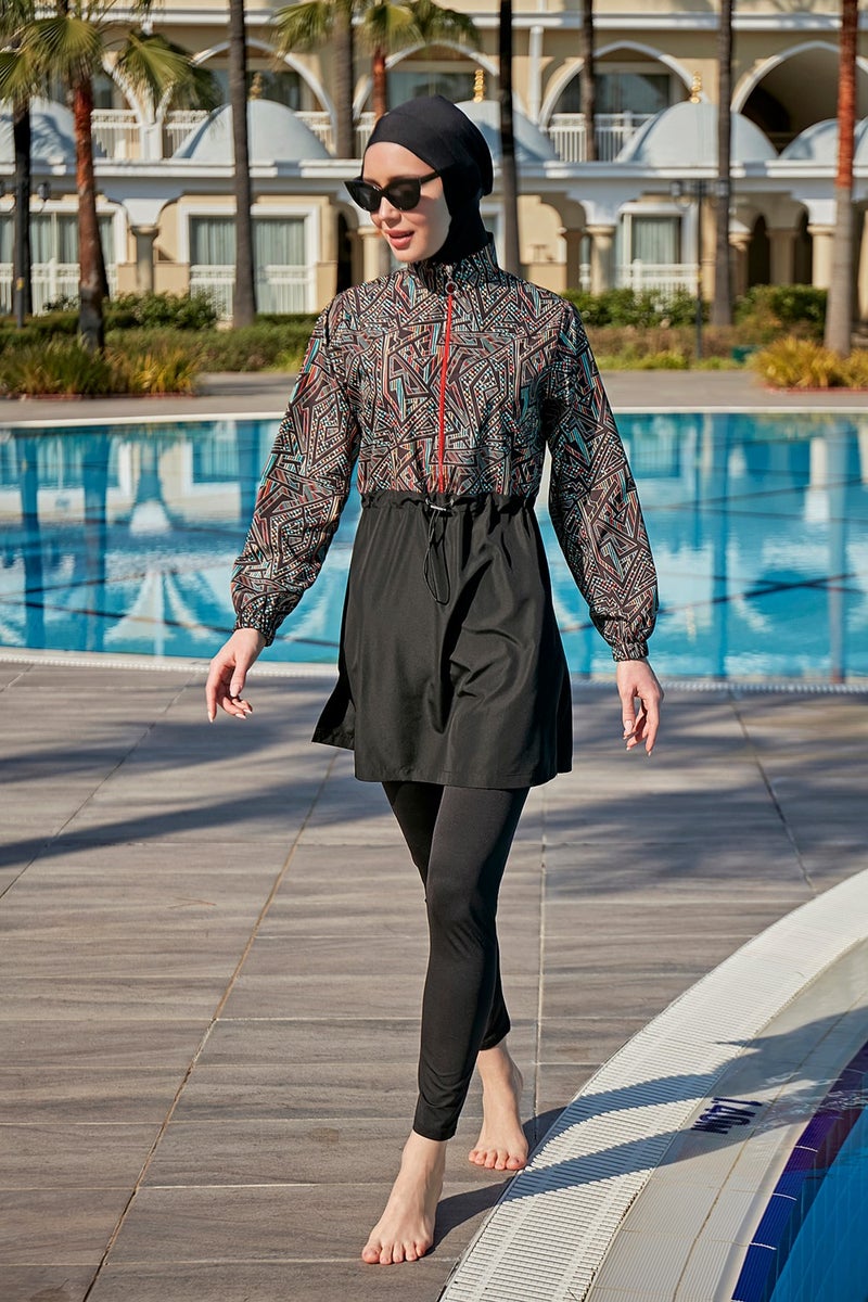 Remsa Mayo Remsa Fully Covered Hijab Swimsuit R120 Dilay  - Image 5