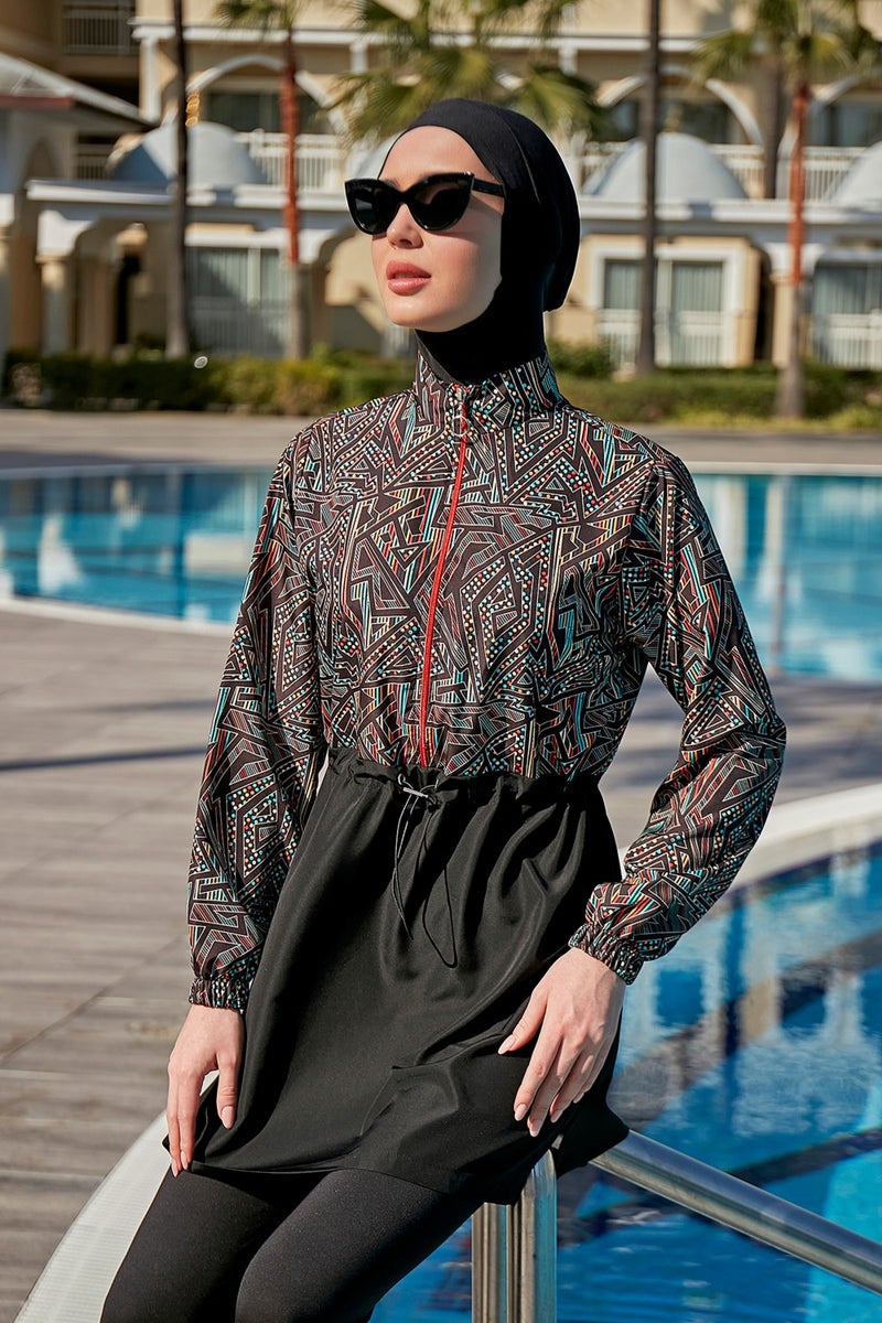 Remsa Mayo Remsa Fully Covered Hijab Swimsuit R120 Dilay  - Image 2