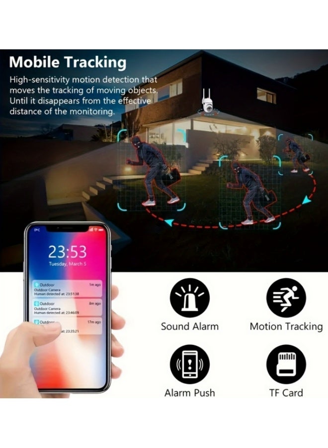 العلامة التجارية: جيسودا كاميرا ذكية بدقة عالية 2.4GHz مع رؤية ليلية ملونة، صوت ثنائي الاتجاه، وتحكم بالدوران عبر الواي فاي - Image 5