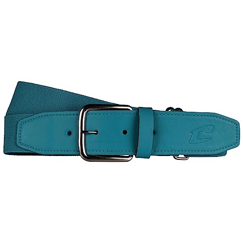Champro Elastic Baseball Belt with 15Inch Synthetic Tab Teal 2852Inch - Image 1